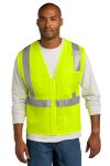  SanMar CornerStone CSV102, CornerStone  ANSI 107 Class 2 Mesh Zippered Vest.