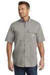  SanMar Carhartt CT102417, Carhartt Force  Ridgefield Solid Short Sleeve Shirt.