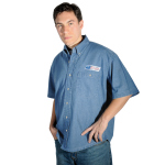  SNW Postal Denim Shirt Short Sleeve - Imported